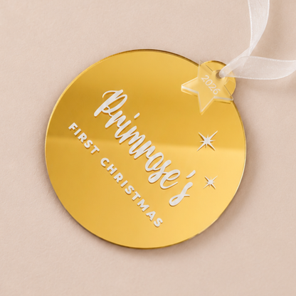 2026 Christmas Luxe Bauble - Gold