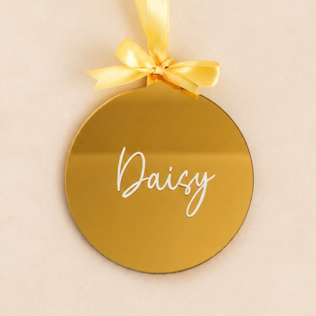 Luxe Christmas Bauble - Gold