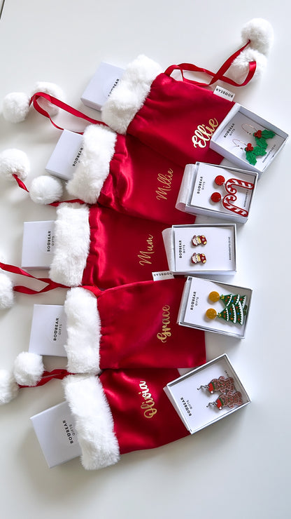 Velvet Mini Christmas Sack