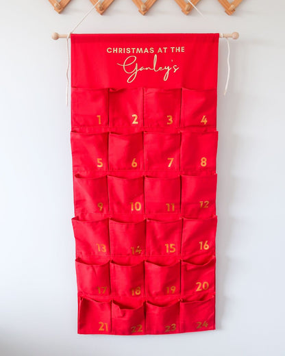 Christmas Advent Calendar - Red