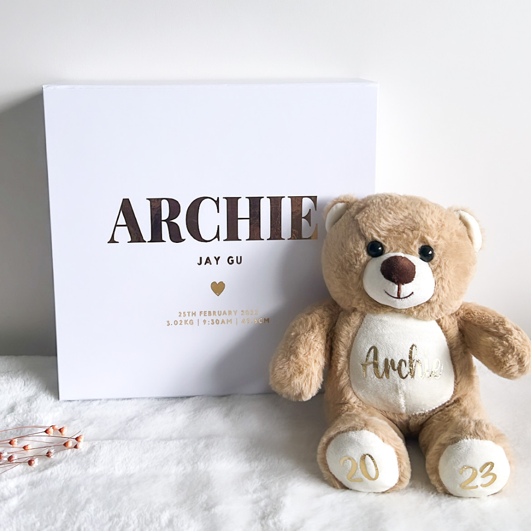 Personalised fantistic name teddy bear