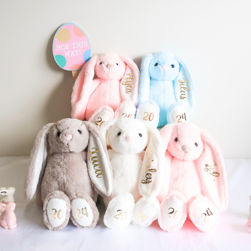 Personalised Plush Bunny (Pink)