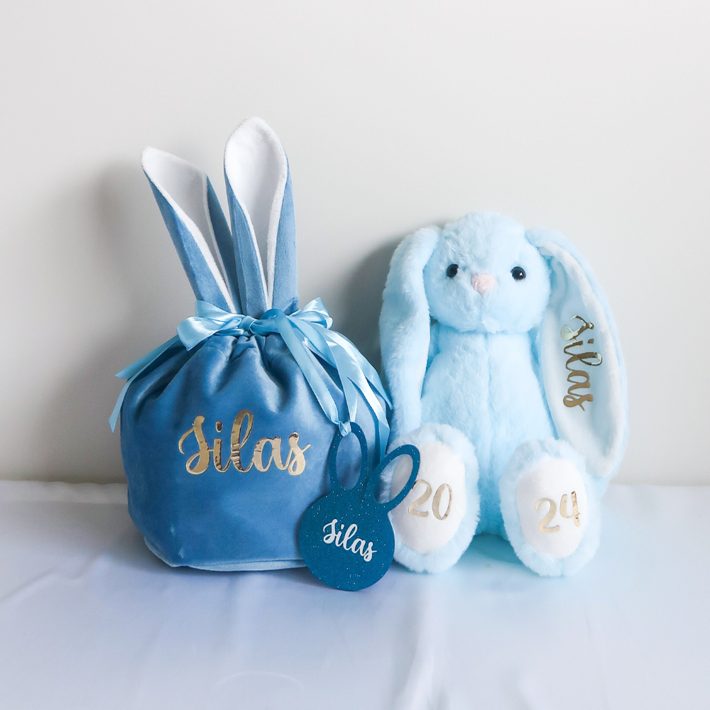 Easter Velvet Bundle Set - Blue