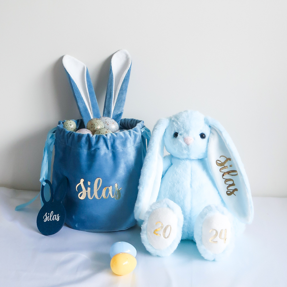 Easter Velvet Bundle Set - Blue