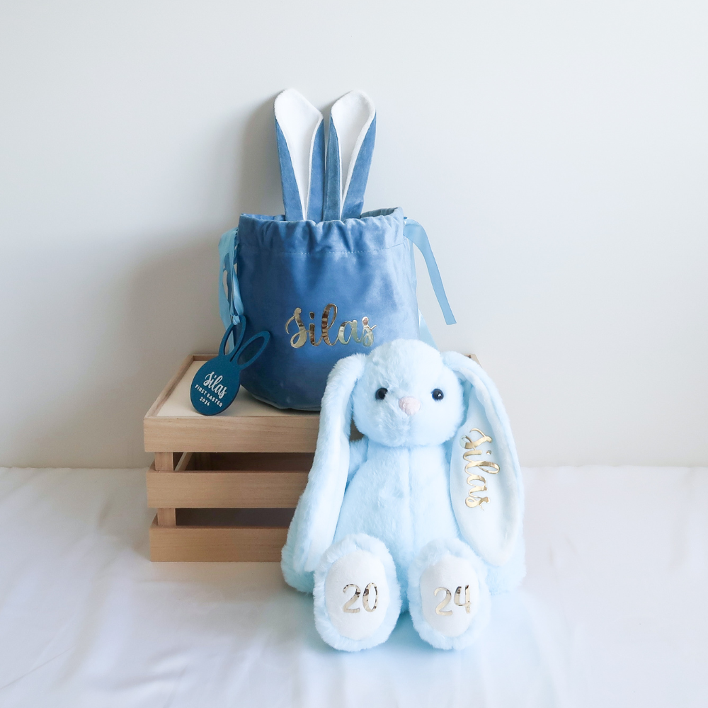 Easter Velvet Bundle Set - Blue