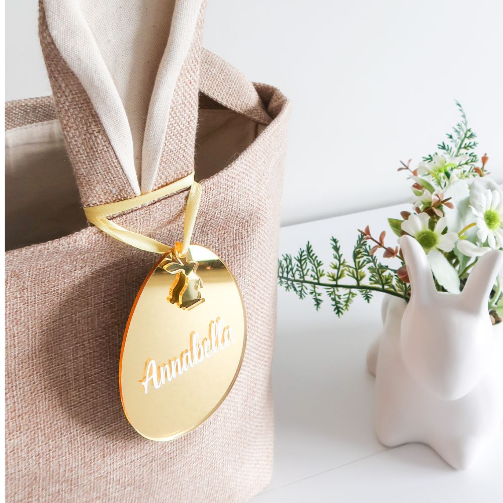 Personalised Easter Egg Ornament - Gold