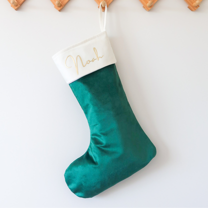 2024 Velvet First Christmas Stocking