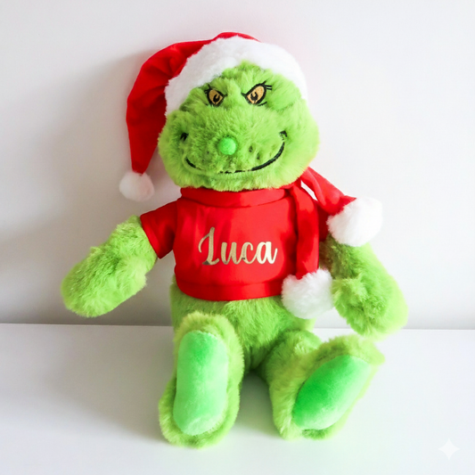 Personalised Grinch Plush Toy