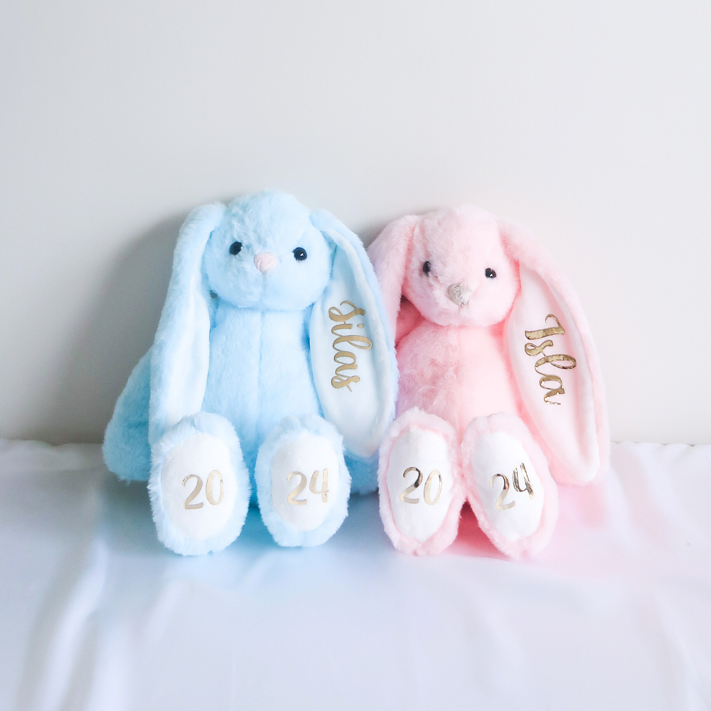 Personalised Plush Bunny (Pink)
