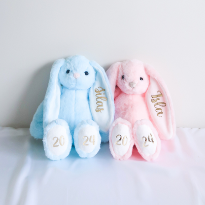 Personalised Plush Bunny (Pink)