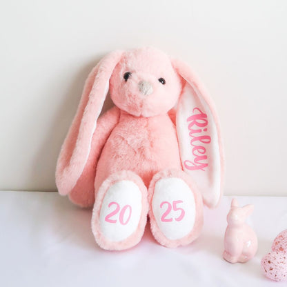 Personalised Plush Bunny - Pink