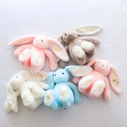 Personalised Plush Bunny (Pink)