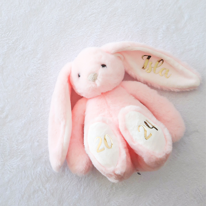 Personalised Plush Bunny (Pink)