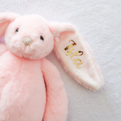 Personalised Plush Bunny (Pink)