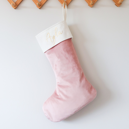 2024 Velvet First Christmas Stocking