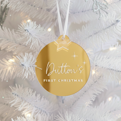 2025 First Christmas Luxe Bauble