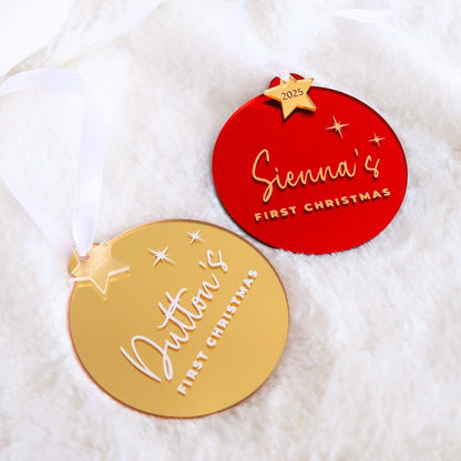 2025 First Christmas Luxe Bauble