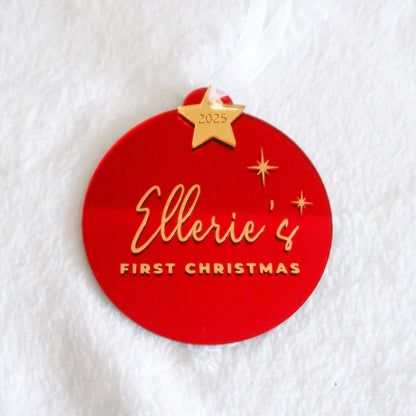 2025 First Christmas Luxe Bauble