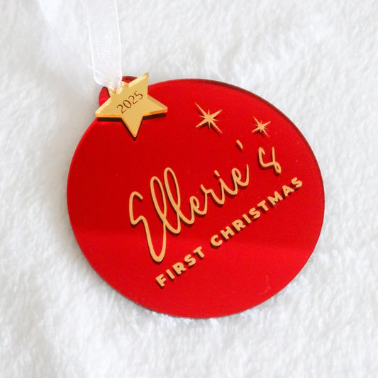 2025 First Christmas Luxe Bauble