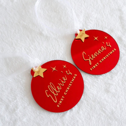 2025 First Christmas Luxe Bauble