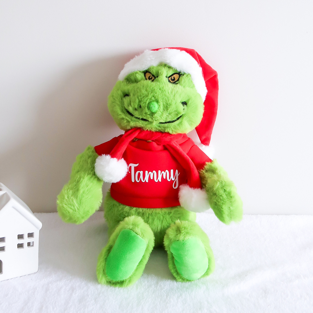 Personalised Grinch Plush Toy