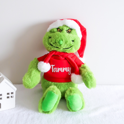 Personalised Grinch Plush Toy