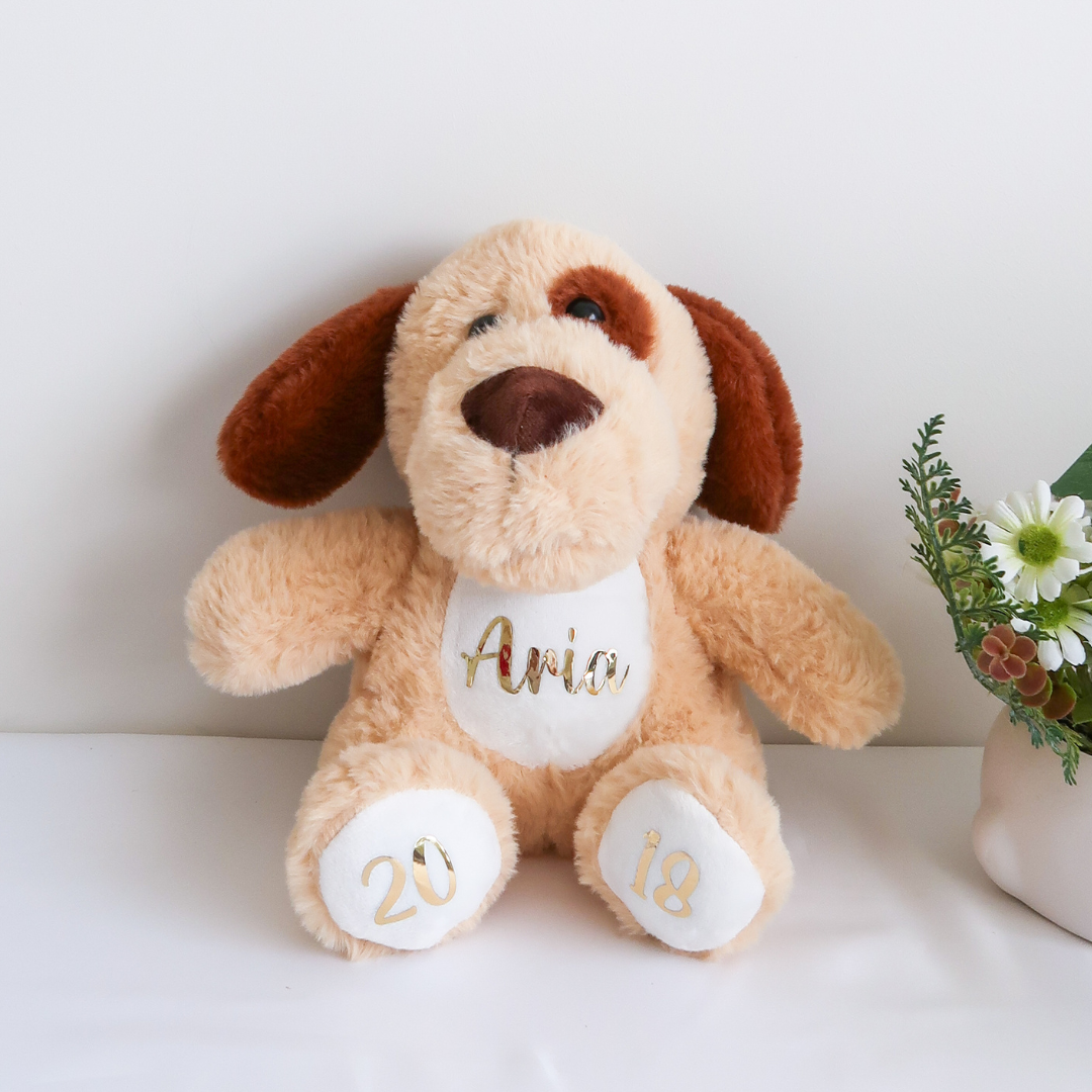 Personalised Plush Dog
