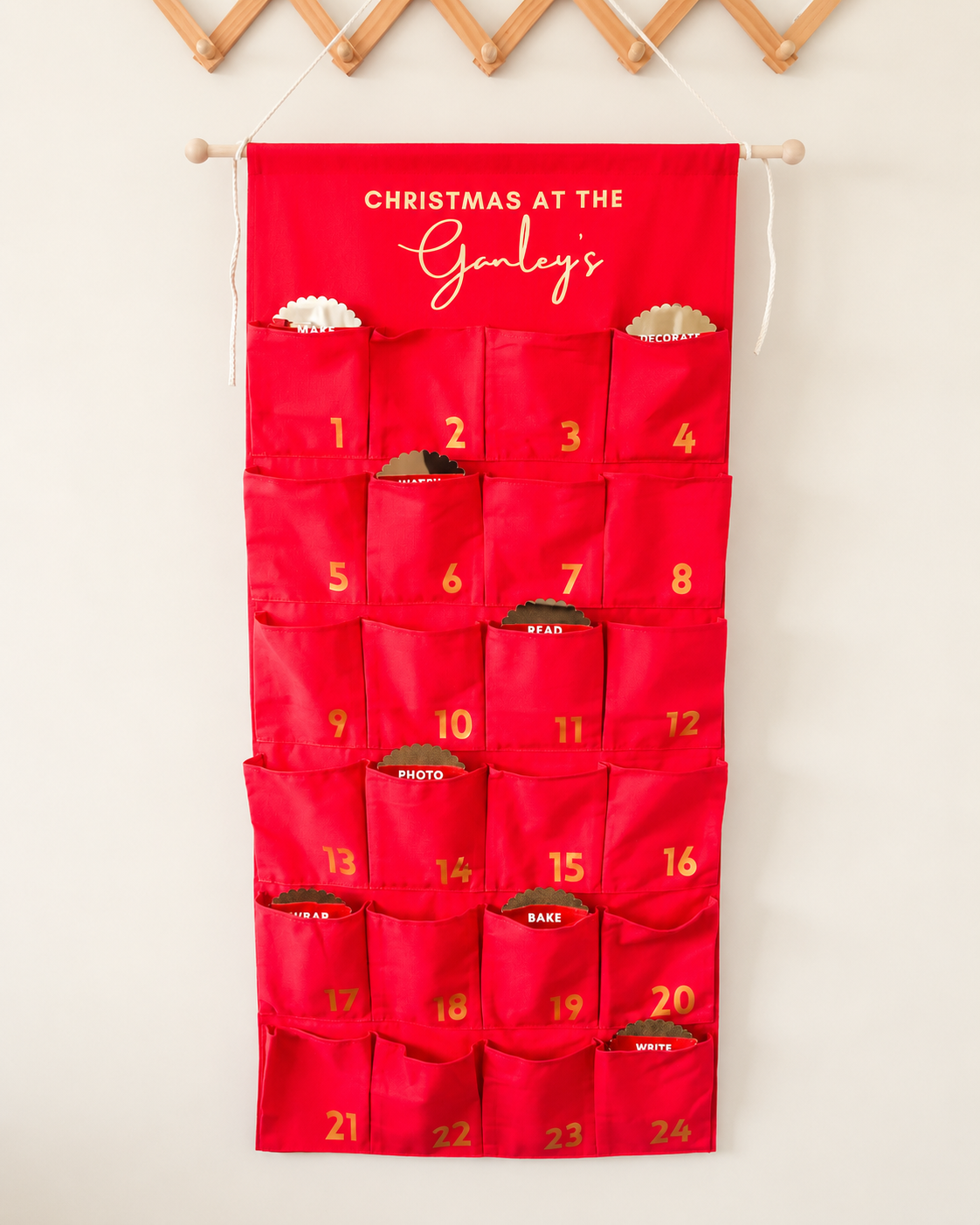 Christmas Advent Calendar - Red