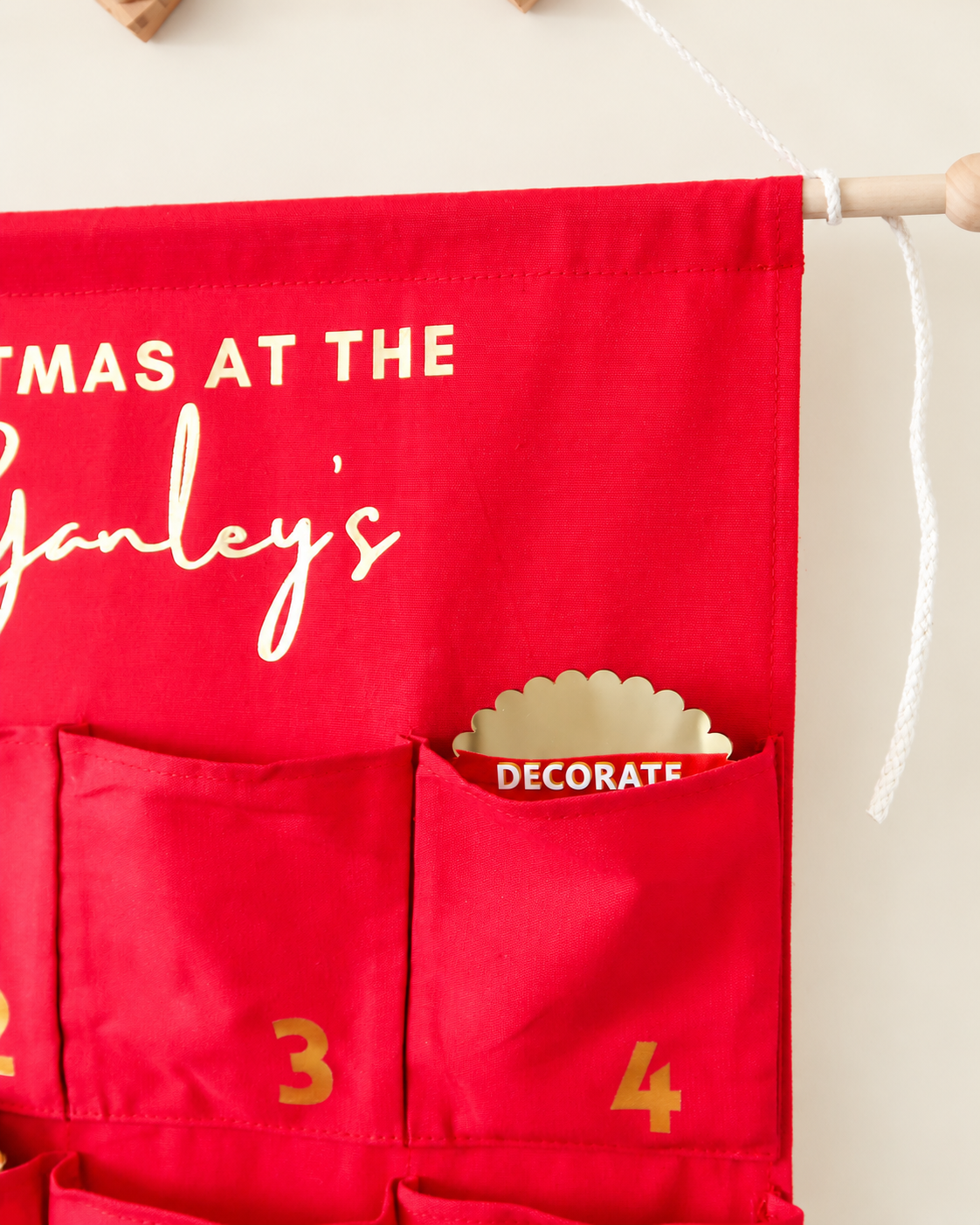 Christmas Advent Calendar - Red