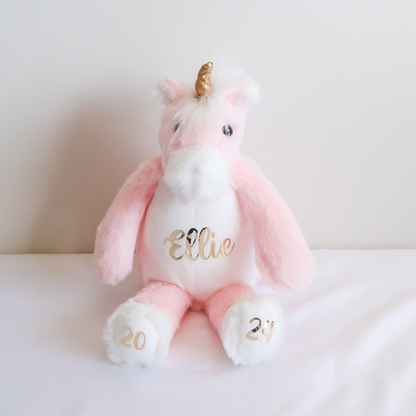 Personalised Unicorn Plush