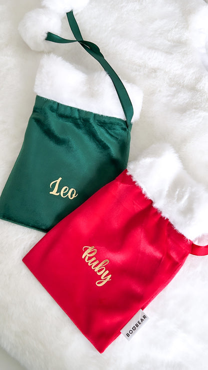 Velvet Mini Christmas Sack