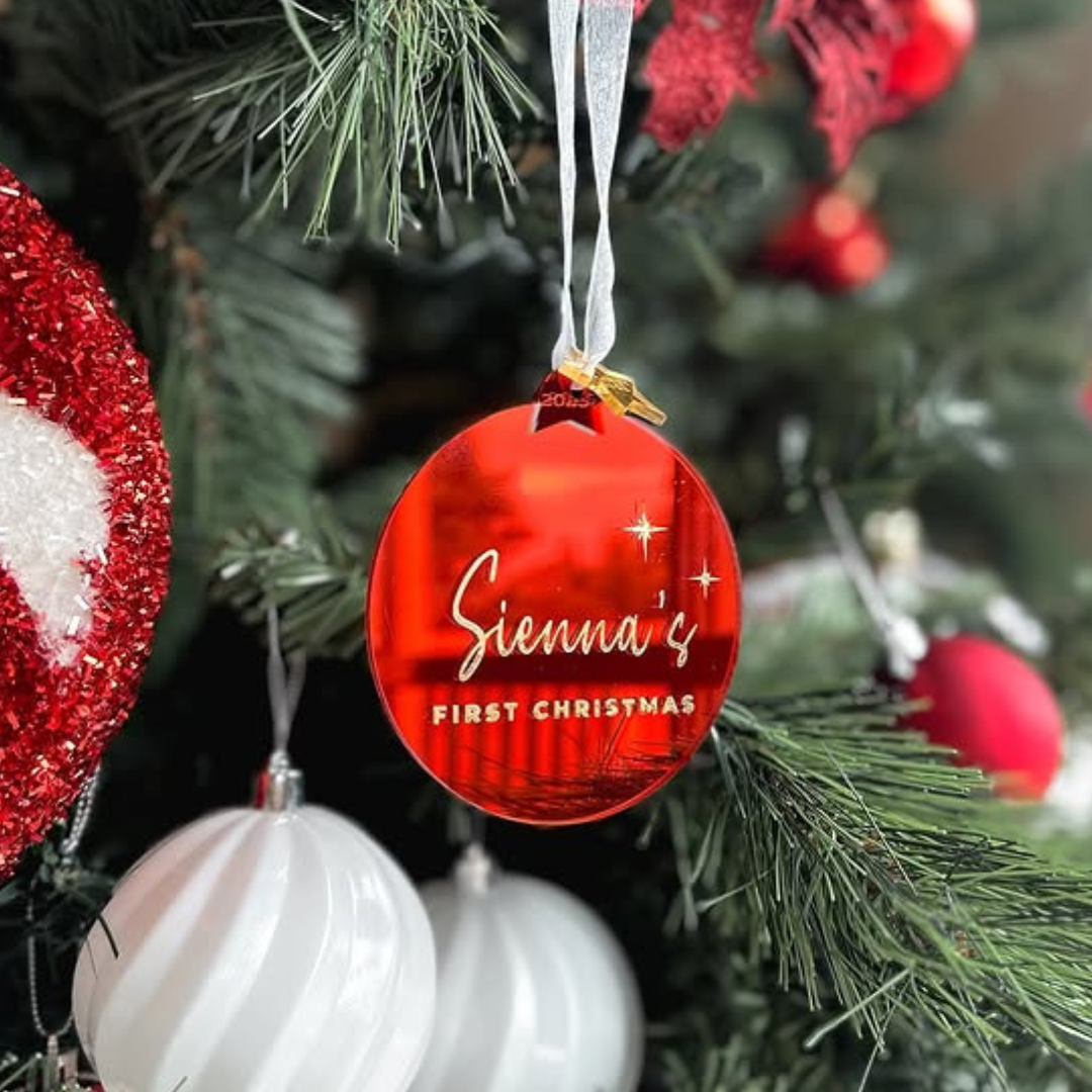 2025 First Christmas Luxe Bauble