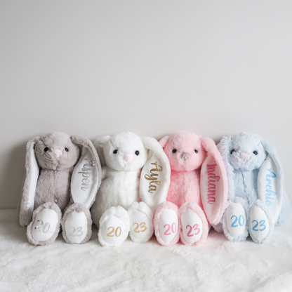 Personalised Plush Bunny (Pink)