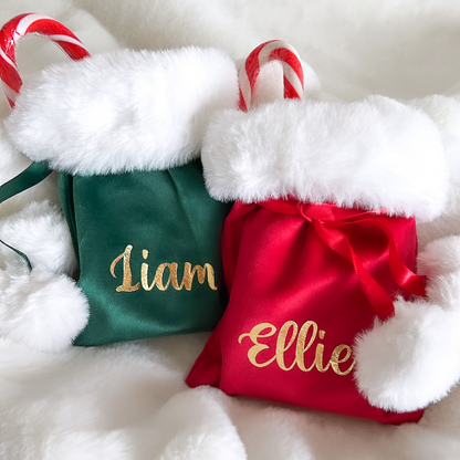 Velvet Mini Christmas Sack