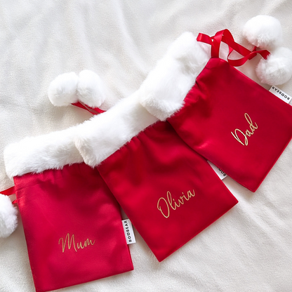 Velvet Mini Christmas Sack