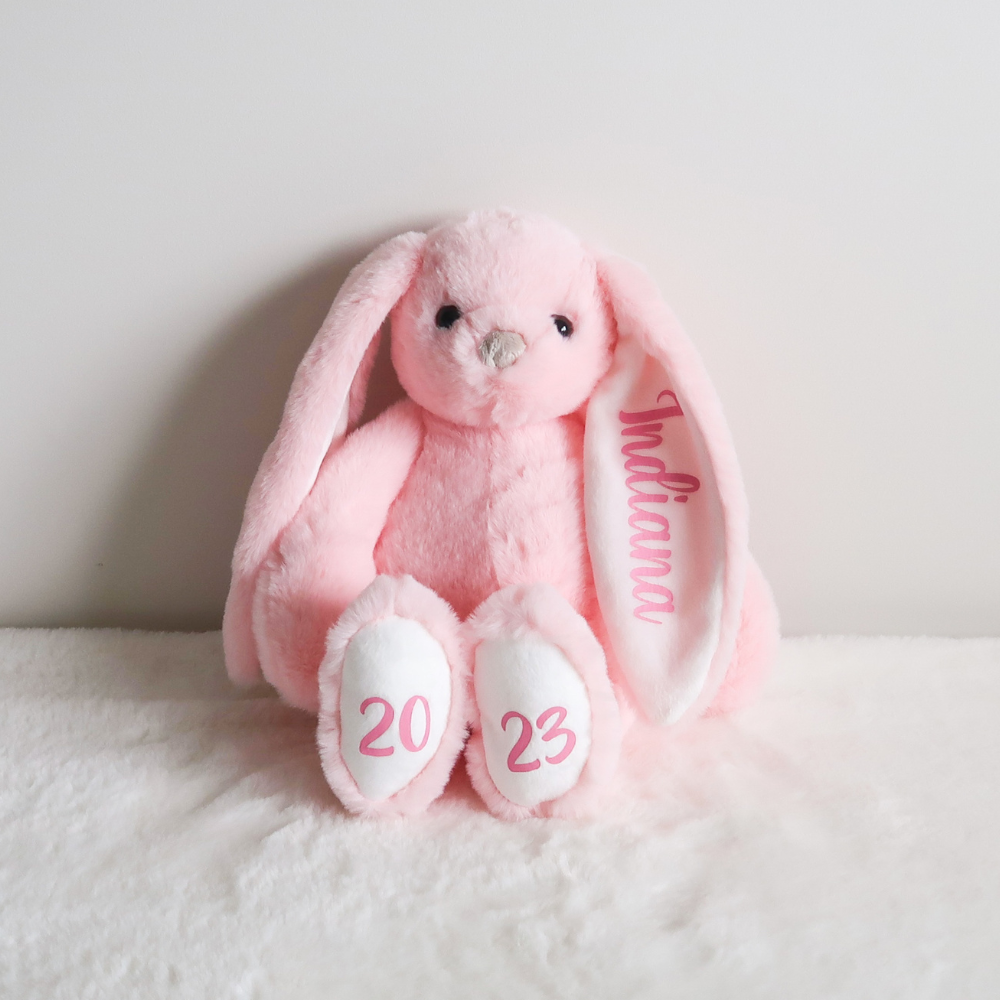 Personalised Plush Bunny (Pink)