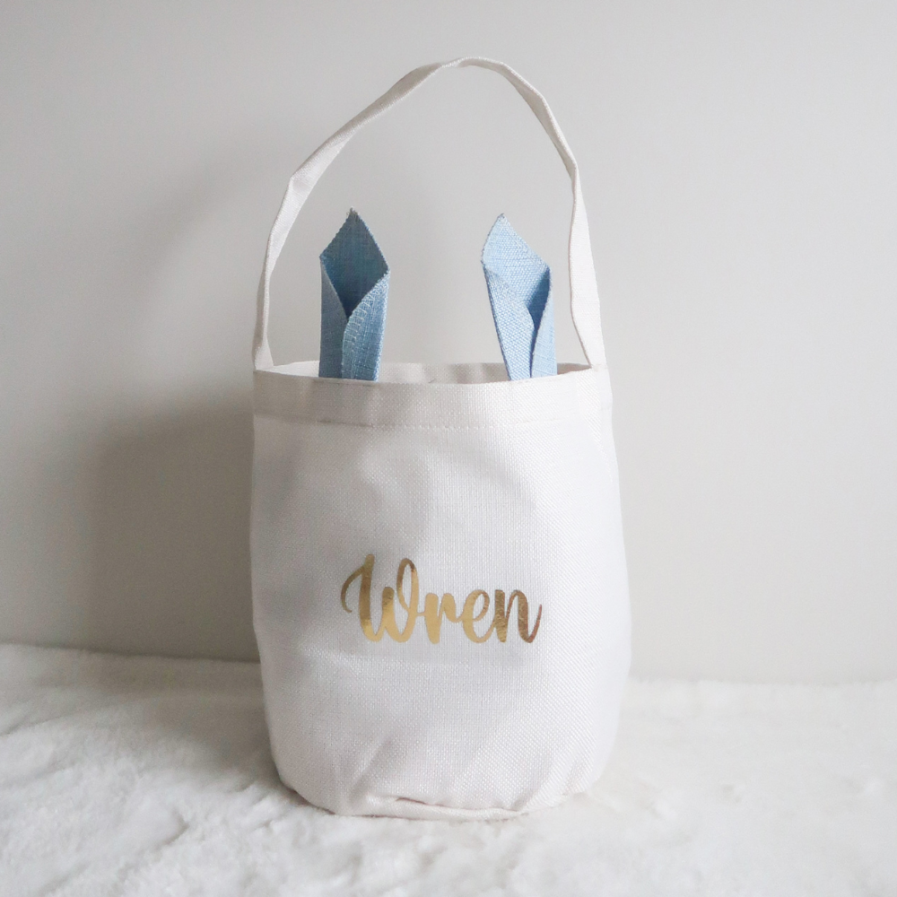 Sublimation Blank Easter Bunny Basket Bags  LOPO