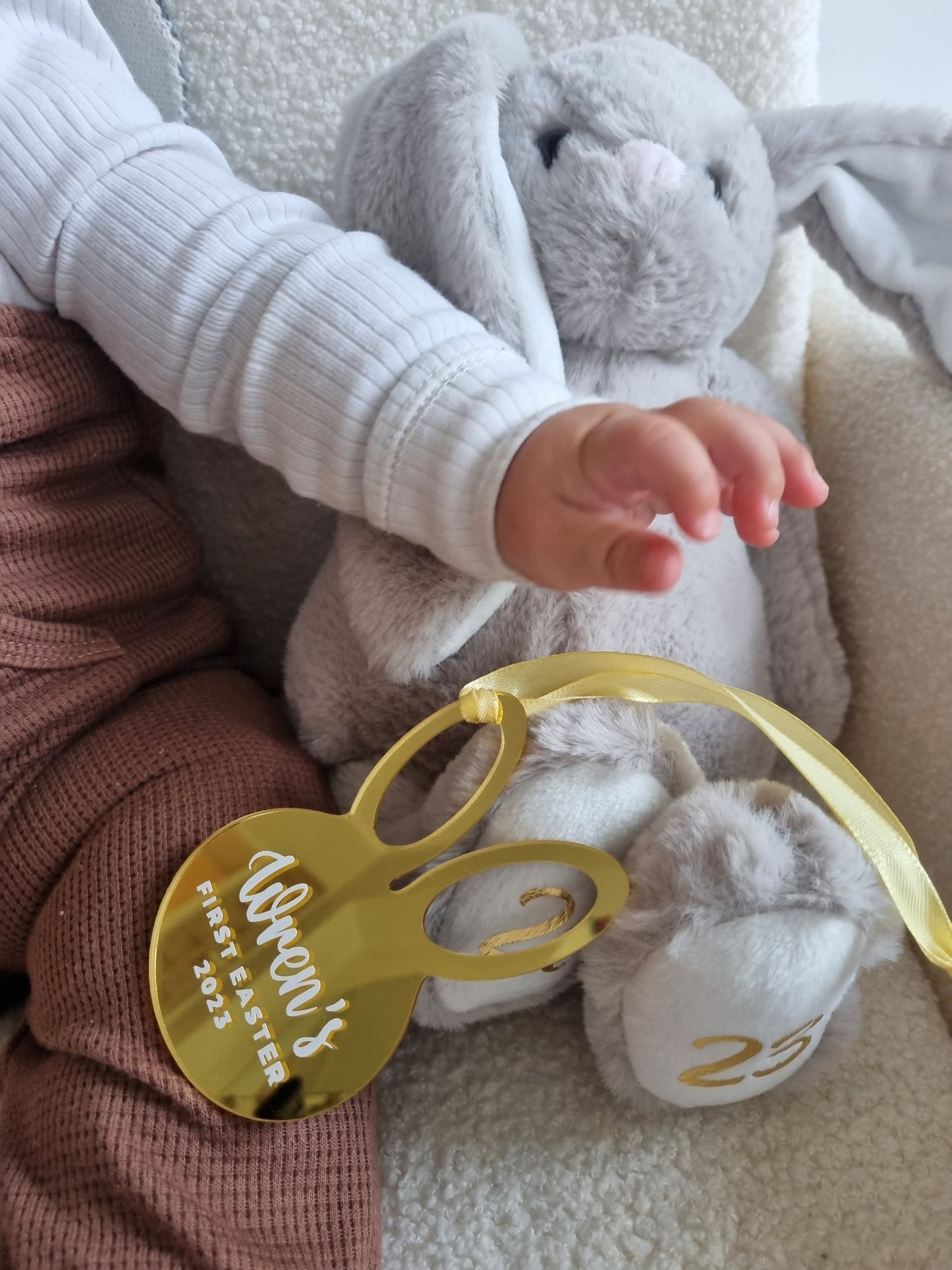 Personalised "First Easter 2024" Bunny Ornament